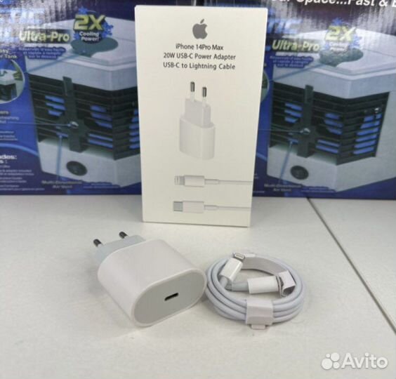 Зарядка на iPhone + стекло