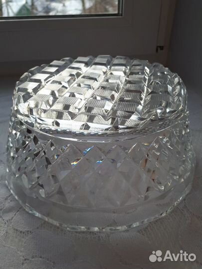 Салатник хрустальный СССР