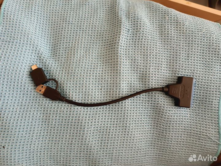 Переходник SATA на usb на type c