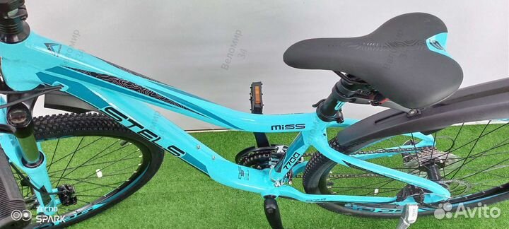Велосипед 27,5 Miss 7700 Stels рост 15,5 бирюзовый