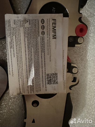 Тормозные колодки amg mercedes