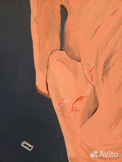 Картина акрилом на холсте