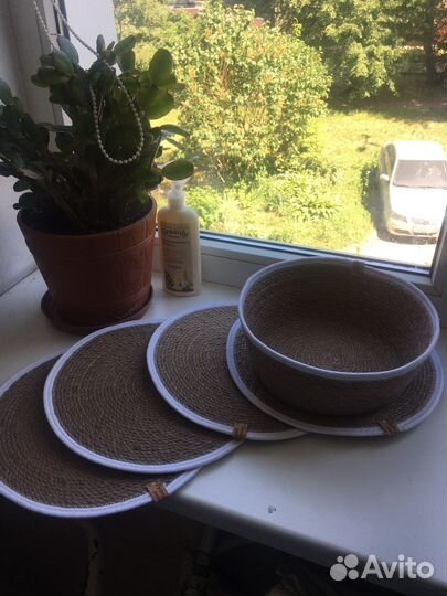 Салфетки из джута