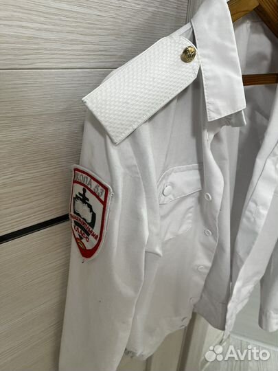 Рубашка белая для правоохранительного класса
