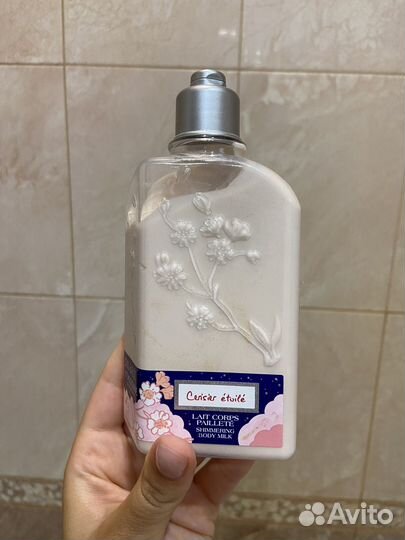 Loccitane молочко для тела с шиммером