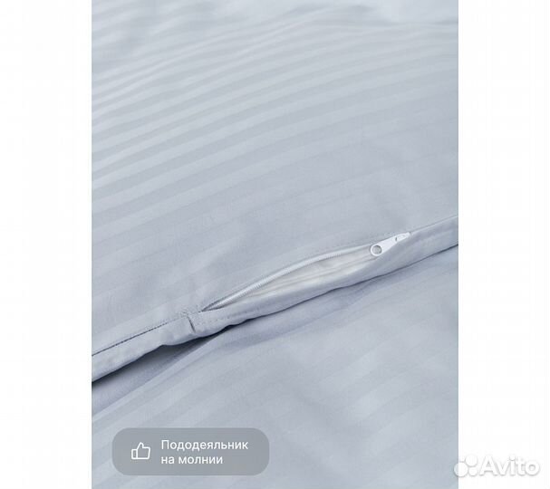 Постельное белье GoodNight Pure Страйп-сатин 1,5 с