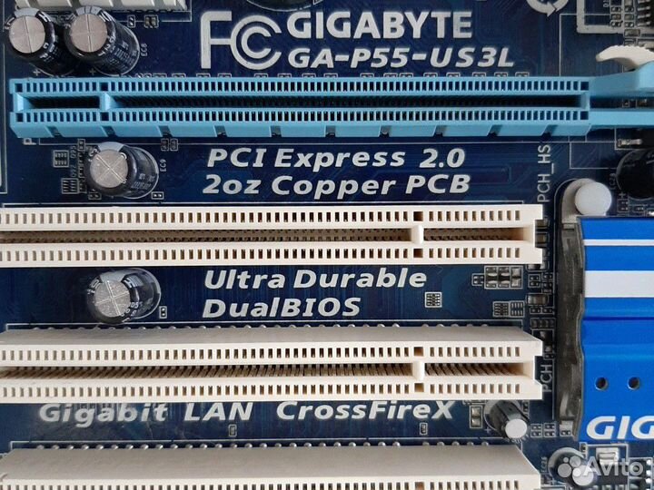 Материнская плата 1156 в отл сост