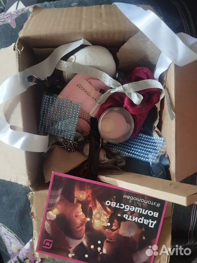 Mystery box beauty box косметика украшения заколки