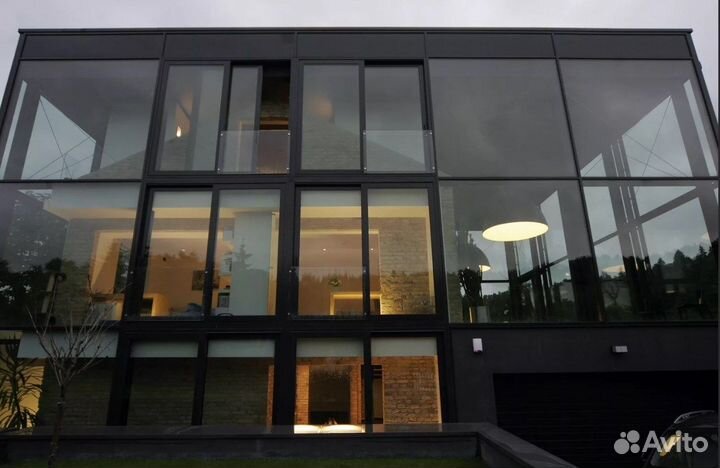 Фасадное остекление. Витражи