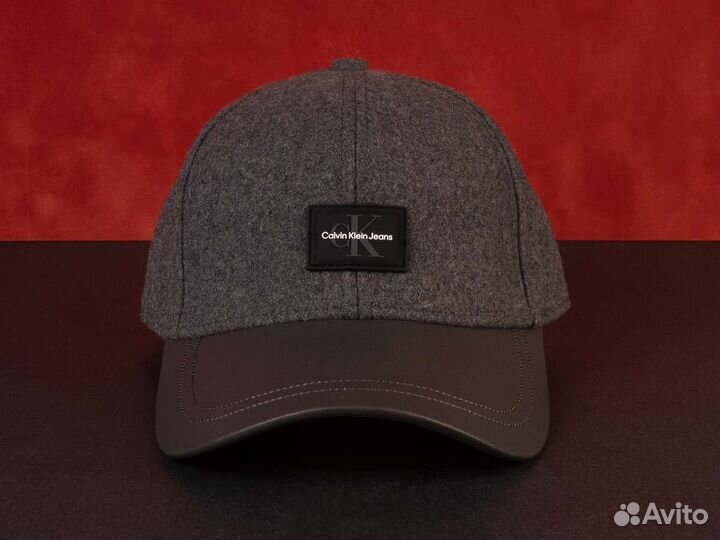 Бейсболка мужская зимняя