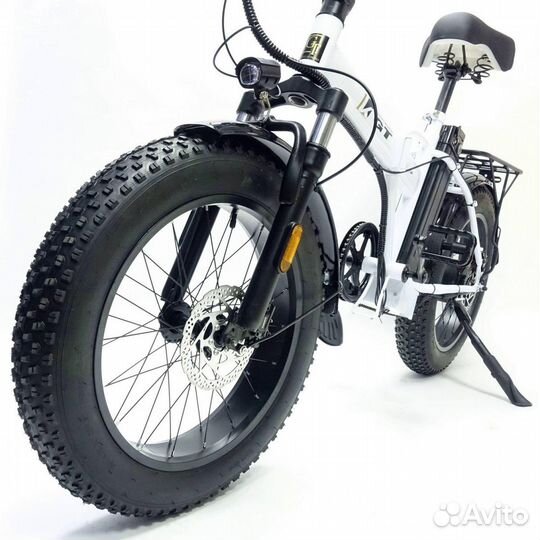 Электровелосипед GT V7 Pro 15 Ah белый