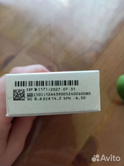 Линзы контактные