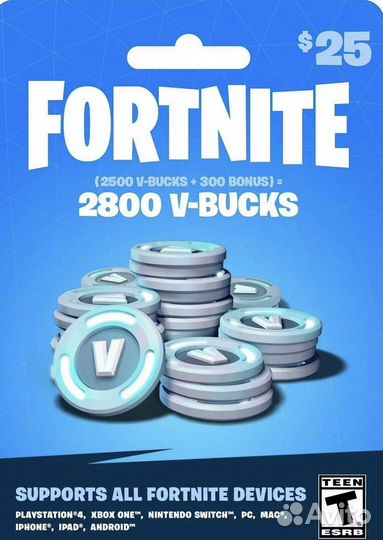 Пополнение v баксов, промокоды