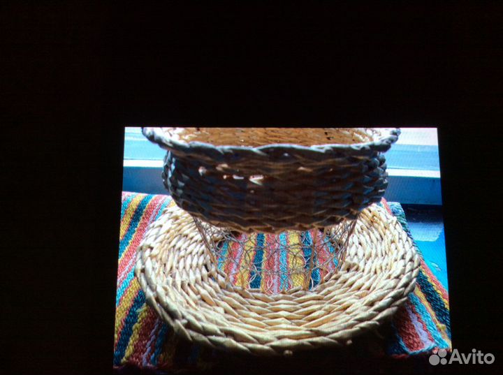 Корзина для освещениея пасхального кулича и яиц