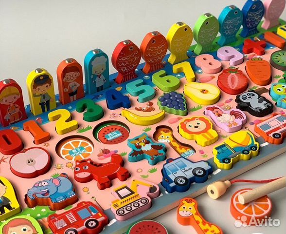 Развивающие игрушки - сортер, пицца, доски