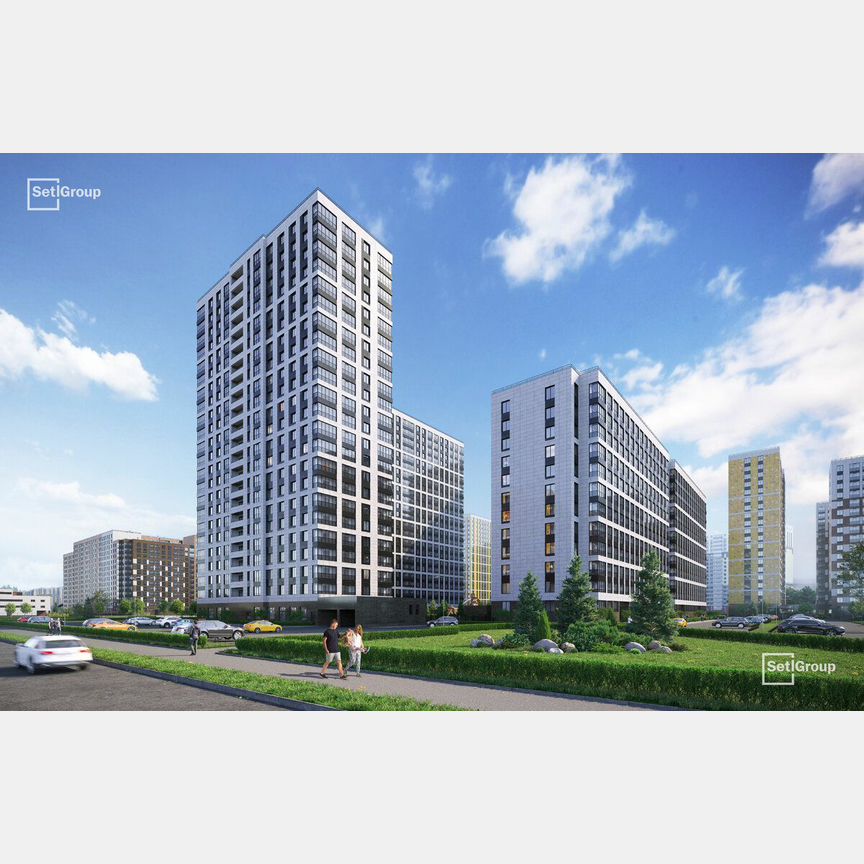Квартира-студия, 25,6 м², 3/15 эт.