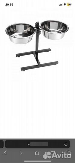 Миски на подставке для собак 1,8 литра