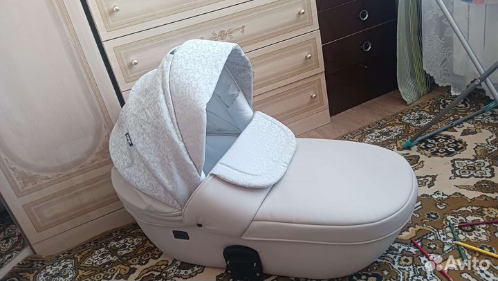 Коляска 2 в 1 indigo эко кожа