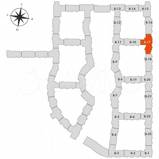 Квартира-студия, 30,6 м², 2/16 эт.