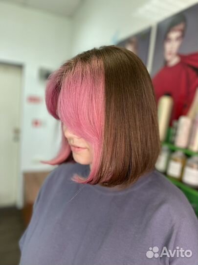 Окрашивание седины блонд аиртач