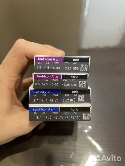 Контактные линзы астигматические