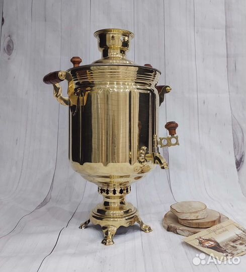 Самовар на дровах 9л. Тульский оригинал