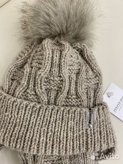 Комплект: Шапка детская зимняя/воротник