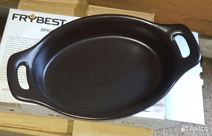 Форма керамическая овальная 30 х 18 см