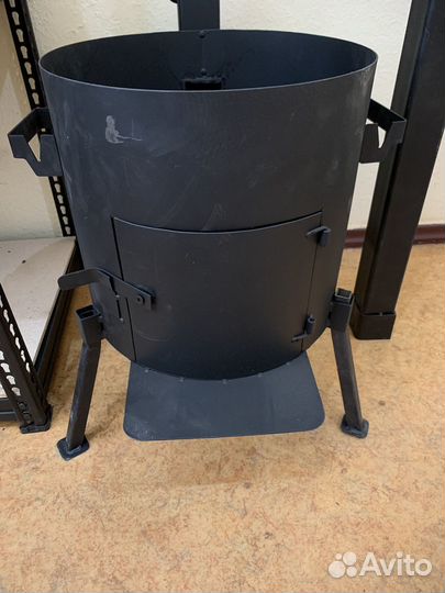 Очаг / печь с трубой для казана (новая)