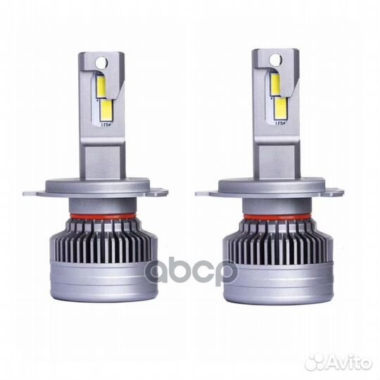 Лампа светодиодная 12/24V H4 65W 8000lm P43t 55