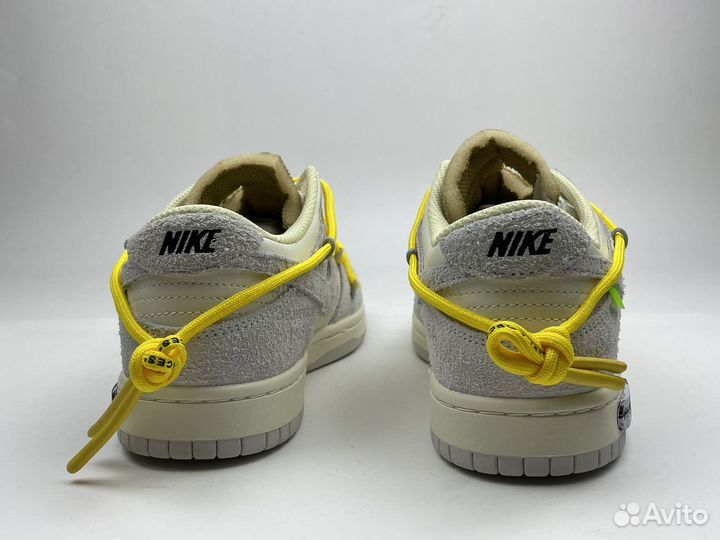 Кроссовки nike sb dunk low off white