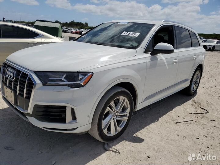Audi Q7 Premium 3.0L 2020 белая в разборе