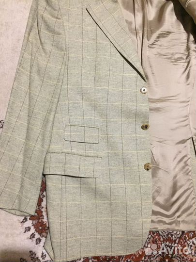 Льняной пиджак мужской