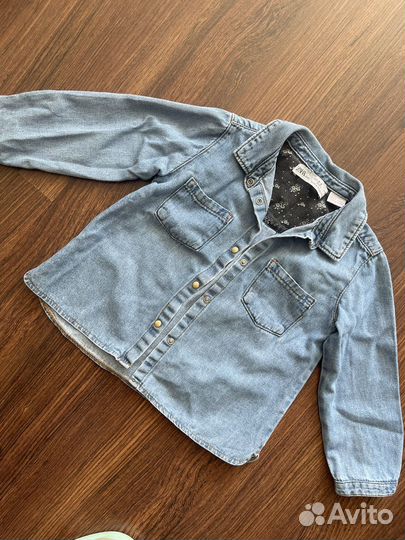 Рубашка джинсовая детская