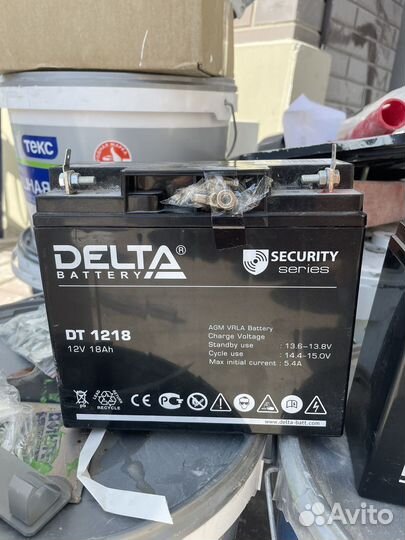 Аккумулятор delta DT 1218