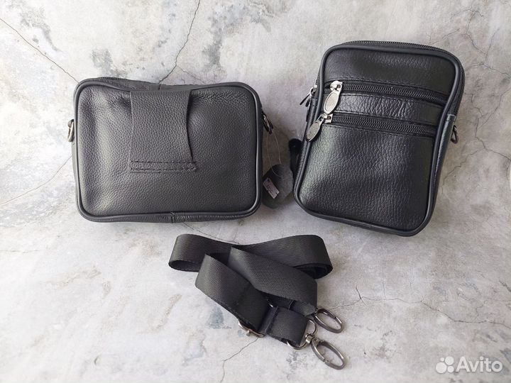 Барсетка кожаная мужская