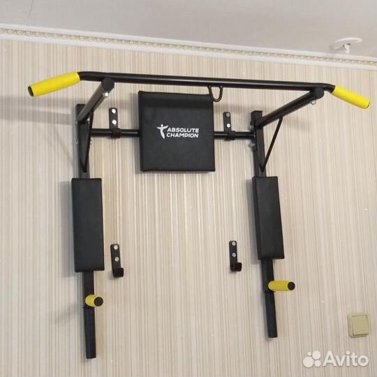 Турник брусья пресс 3 в 1 настенный