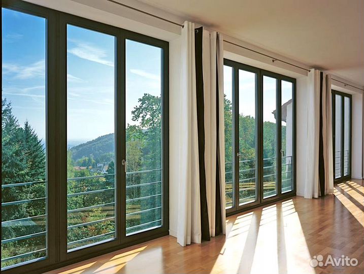 Окна из алюминия