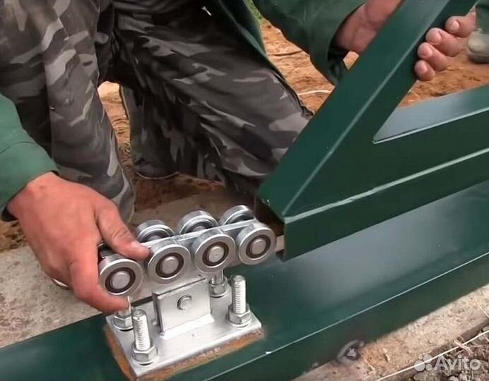 Откатные ворота своими руками