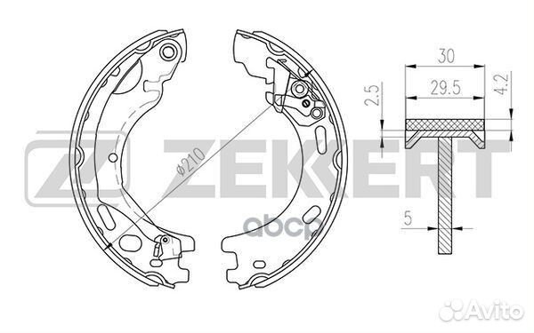 Колодки тормозные Land Rover Discovery III 04
