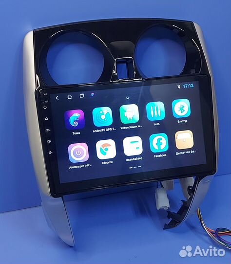 Магнитола android Nissan Note 2012-2020 10