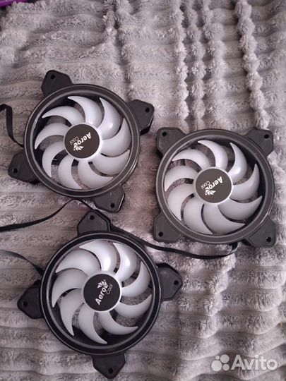 Куллеры с аргб и хабом