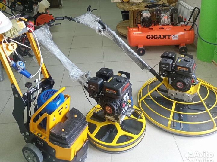 Аренда затирочной машины / вертолета