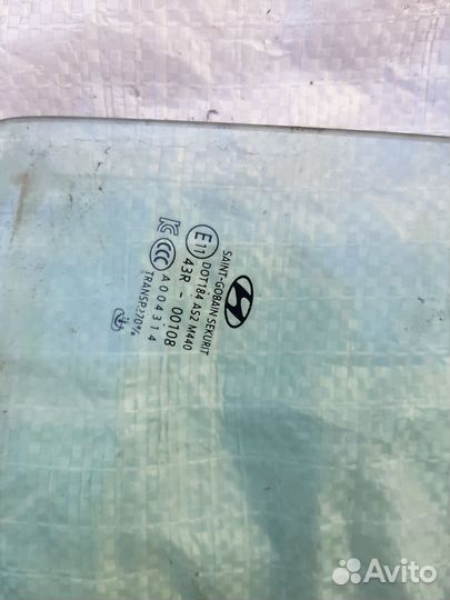 Стекло задней правой двери хендай дженезис 2