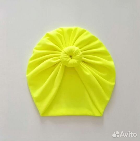 Шапка чалма / тюрбан неоновый