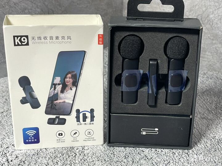 Беспроводной петличный микрофон 2.4G Type-C K9