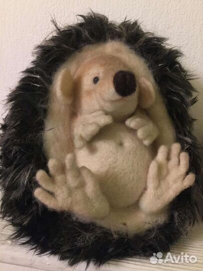 Еж из шерсти