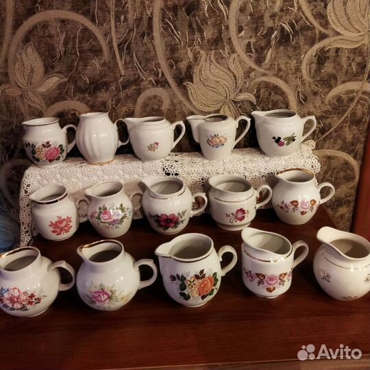 Молочник сливочник фарфор СССР