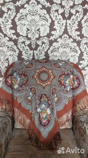 Павлопосадский платок шерсть