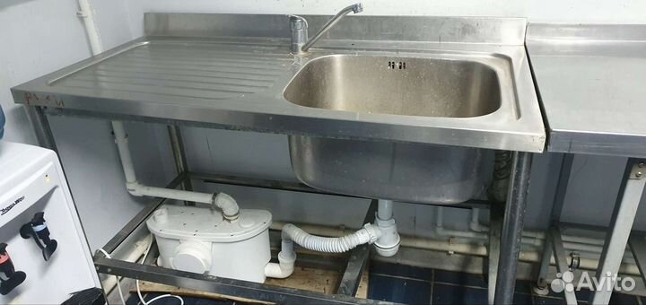 Стол из нержавейки бу с мойкой